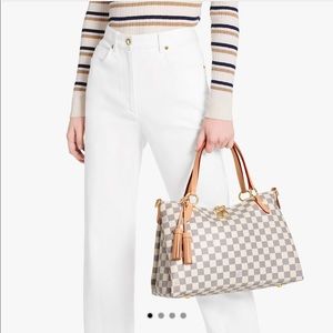 Louis Vuitton Lymington Damier Azur Tote + bag charm/ key holder